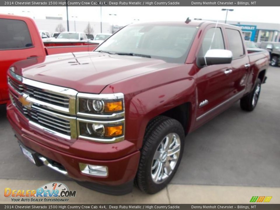 Front 3/4 View of 2014 Chevrolet Silverado 1500 High Country Crew Cab 4x4 Photo #5