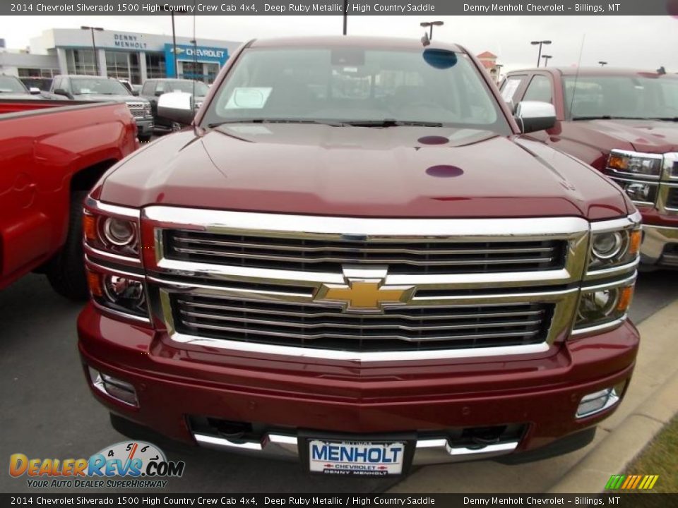 2014 Chevrolet Silverado 1500 High Country Crew Cab 4x4 Deep Ruby Metallic / High Country Saddle Photo #6