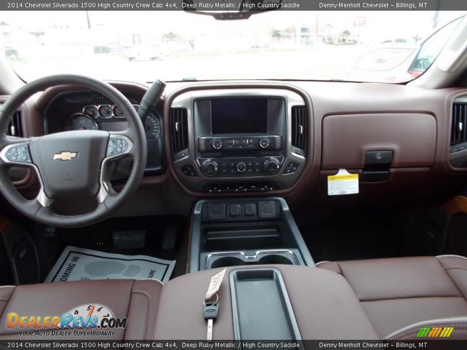 Dashboard of 2014 Chevrolet Silverado 1500 High Country Crew Cab 4x4 Photo #8