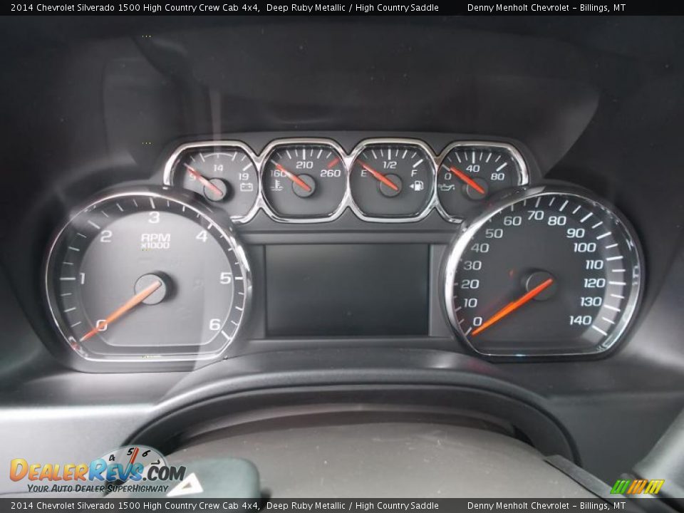 2014 Chevrolet Silverado 1500 High Country Crew Cab 4x4 Gauges Photo #20
