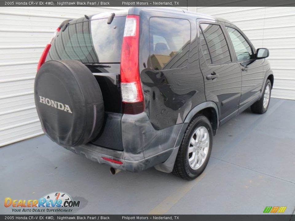 2005 Honda CR-V EX 4WD Nighthawk Black Pearl / Black Photo #4