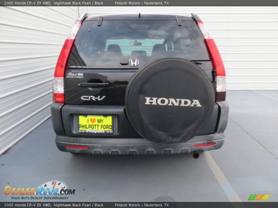 2005 Honda CR-V EX 4WD Nighthawk Black Pearl / Black Photo #5