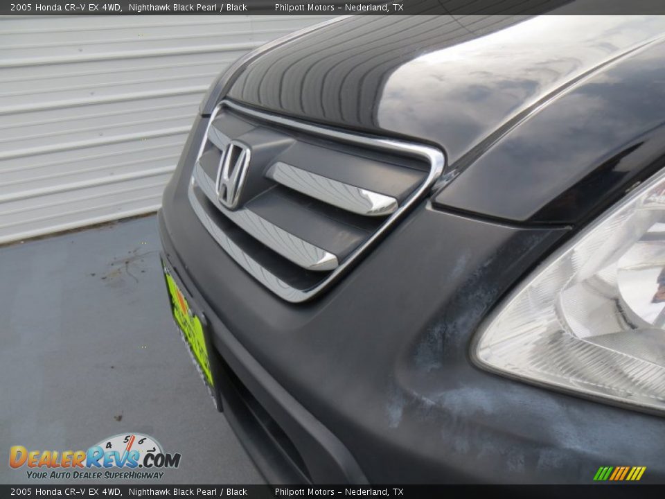 2005 Honda CR-V EX 4WD Nighthawk Black Pearl / Black Photo #11