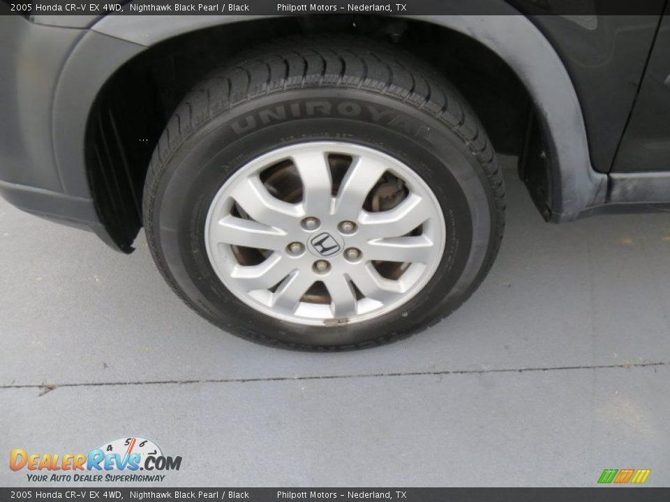 2005 Honda CR-V EX 4WD Nighthawk Black Pearl / Black Photo #12