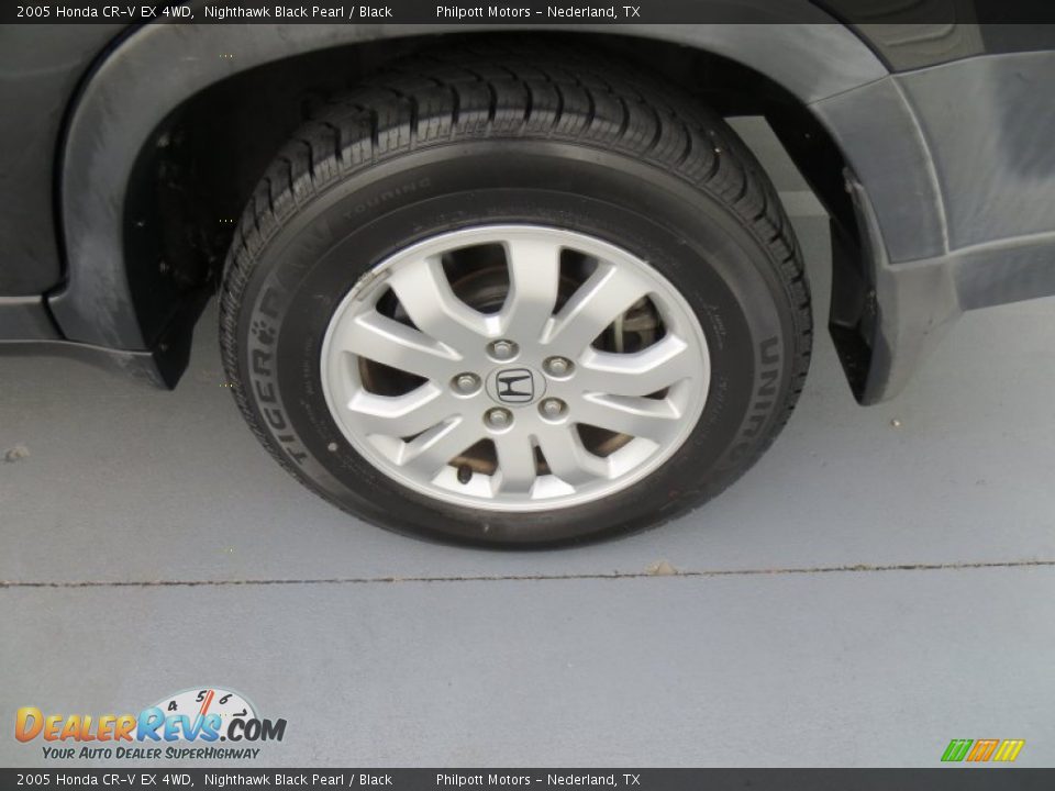 2005 Honda CR-V EX 4WD Nighthawk Black Pearl / Black Photo #13