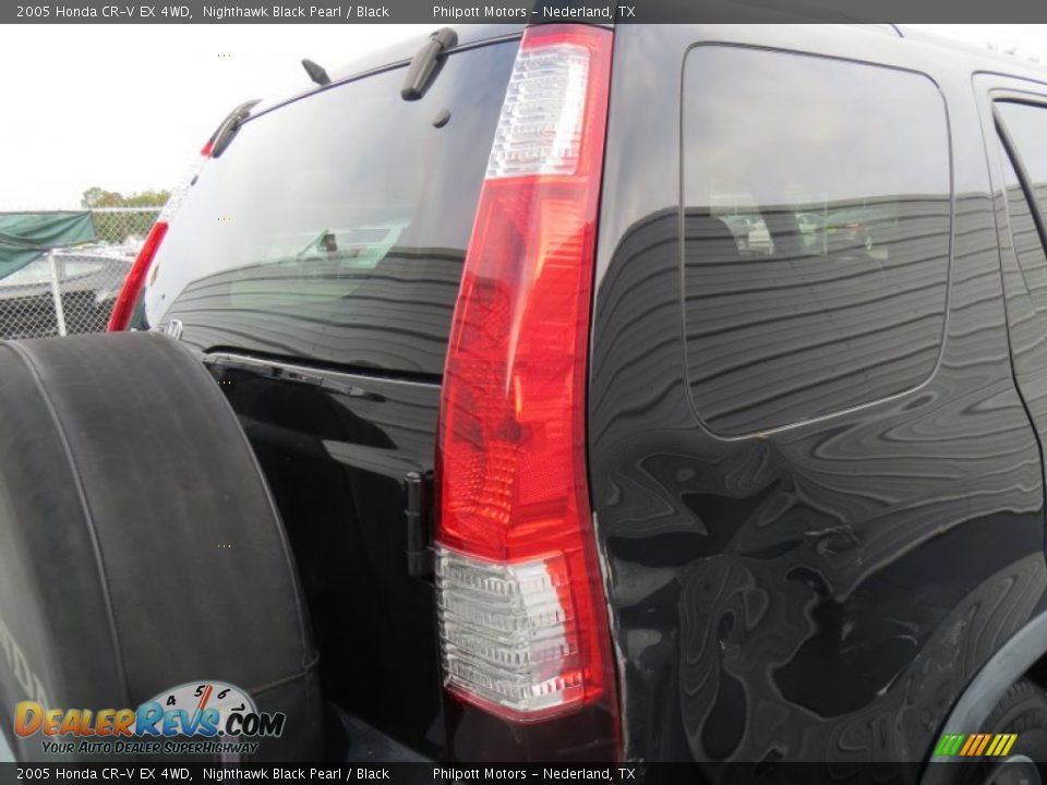 2005 Honda CR-V EX 4WD Nighthawk Black Pearl / Black Photo #18