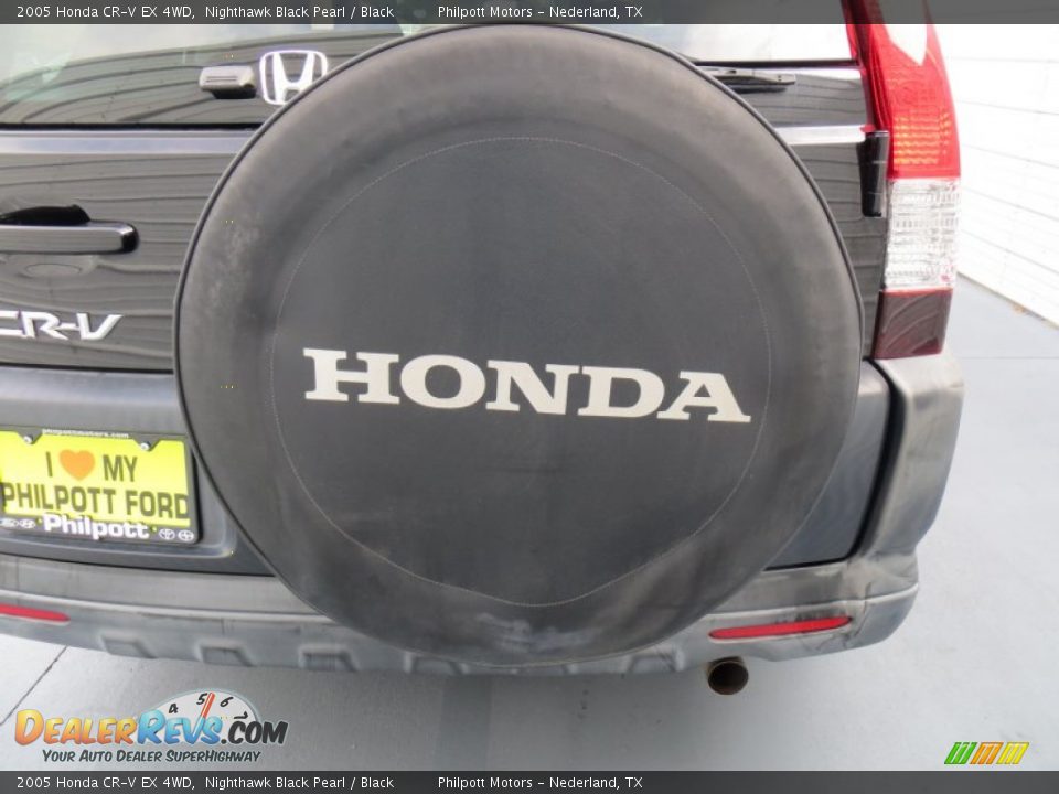 2005 Honda CR-V EX 4WD Nighthawk Black Pearl / Black Photo #19
