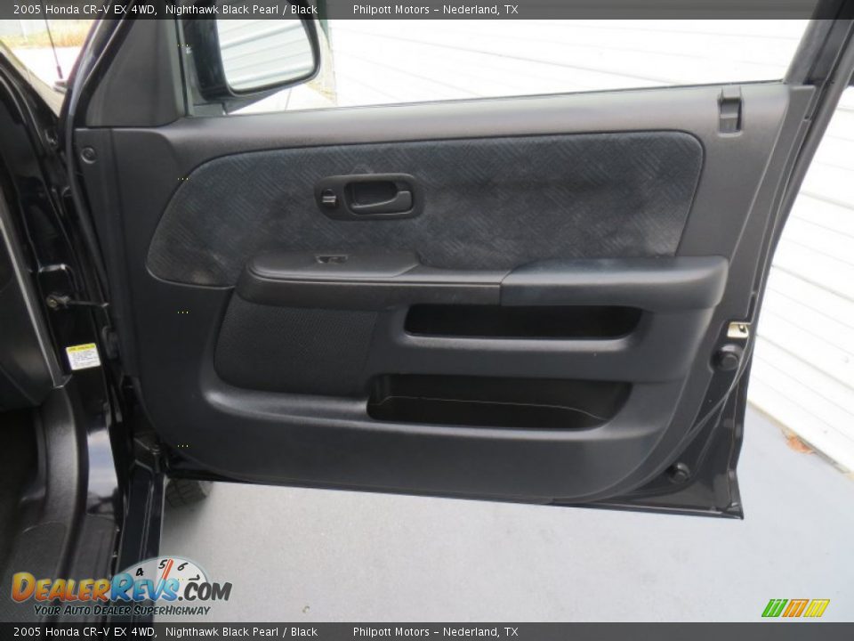 2005 Honda CR-V EX 4WD Nighthawk Black Pearl / Black Photo #23