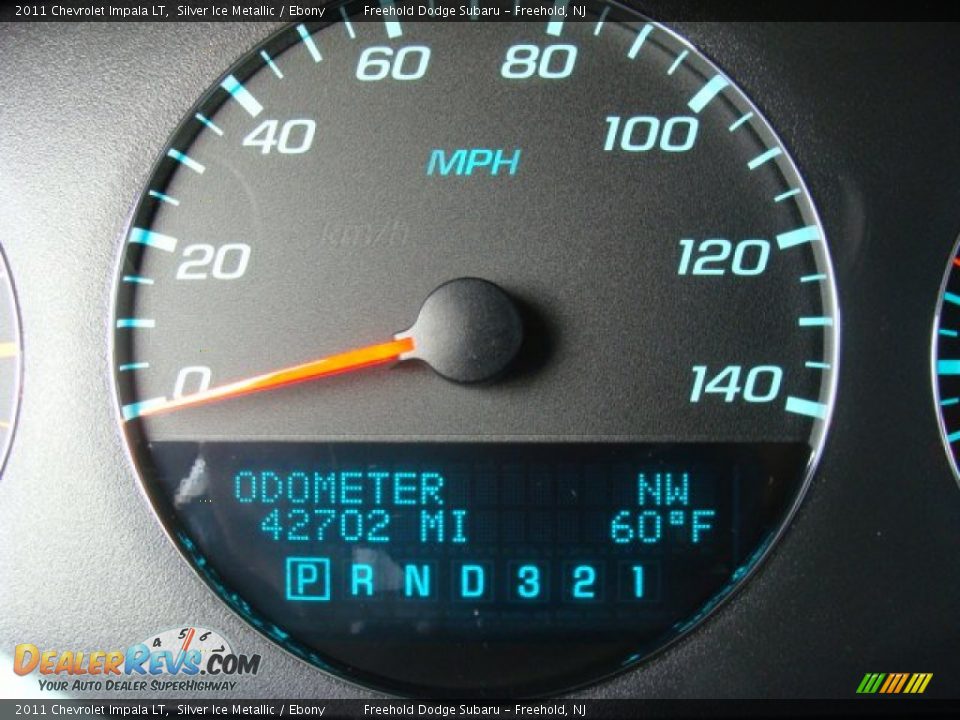 2011 Chevrolet Impala LT Silver Ice Metallic / Ebony Photo #20