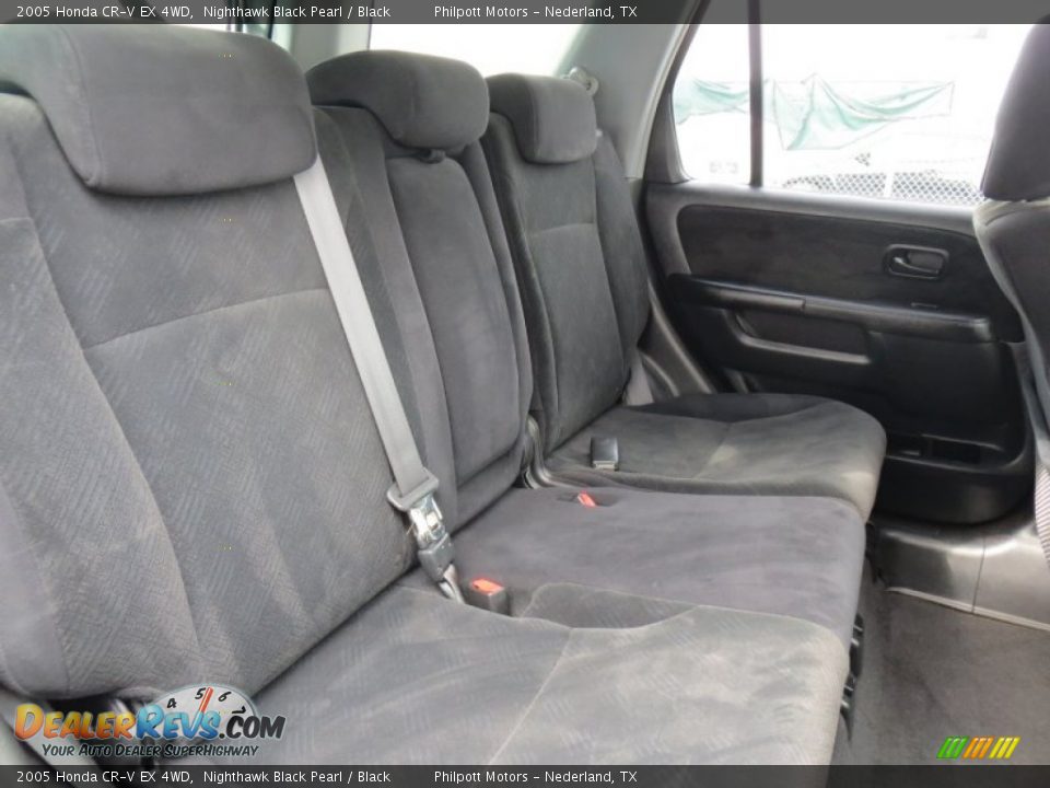 2005 Honda CR-V EX 4WD Nighthawk Black Pearl / Black Photo #28