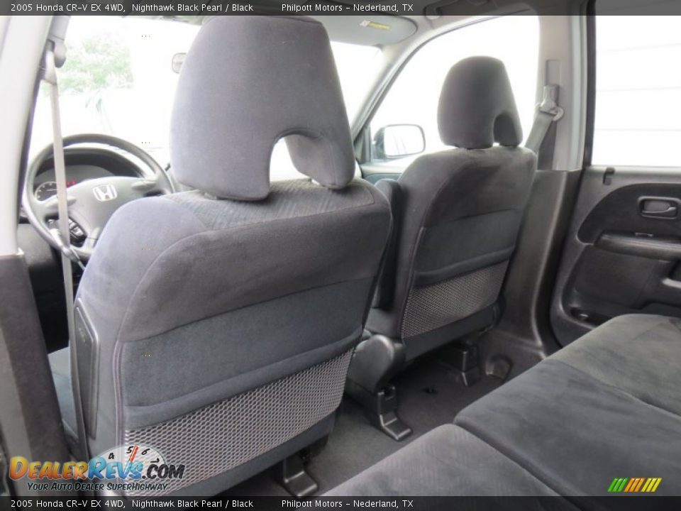 2005 Honda CR-V EX 4WD Nighthawk Black Pearl / Black Photo #33