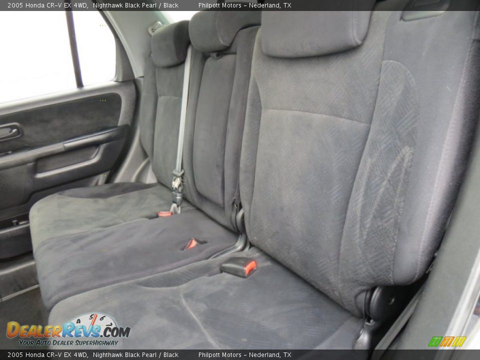 2005 Honda CR-V EX 4WD Nighthawk Black Pearl / Black Photo #34