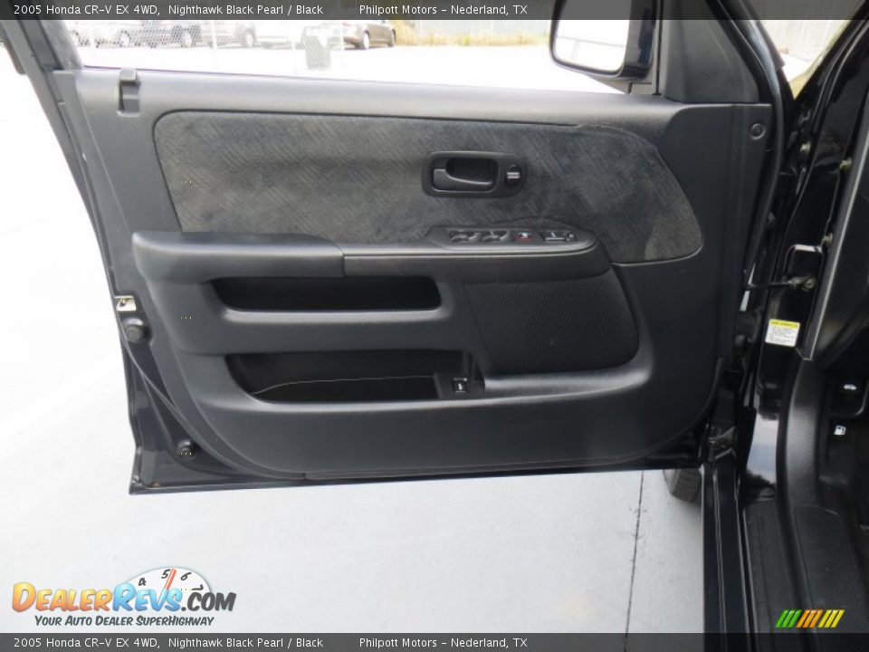 2005 Honda CR-V EX 4WD Nighthawk Black Pearl / Black Photo #35