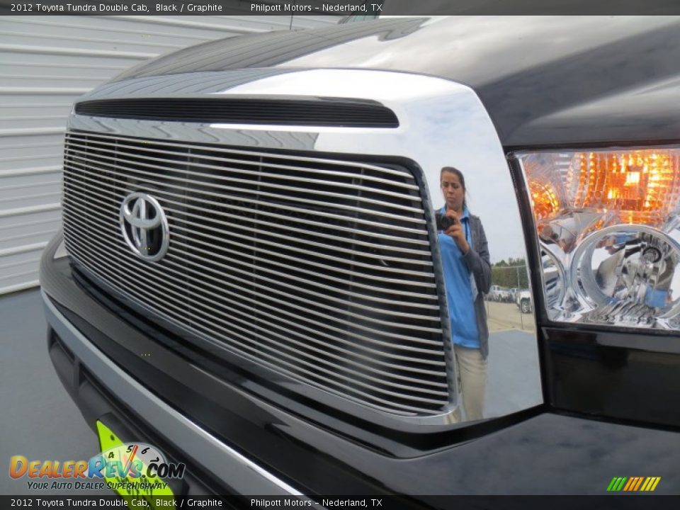 2012 Toyota Tundra Double Cab Black / Graphite Photo #12