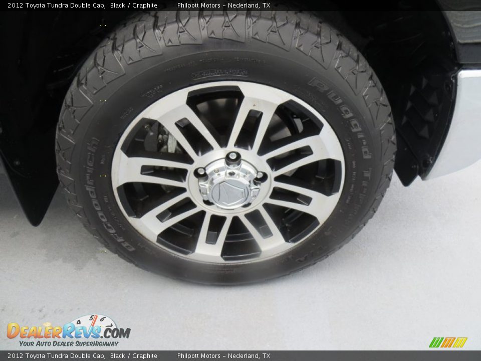 2012 Toyota Tundra Double Cab Black / Graphite Photo #16