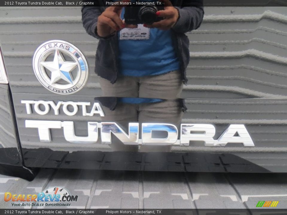 2012 Toyota Tundra Double Cab Black / Graphite Photo #23