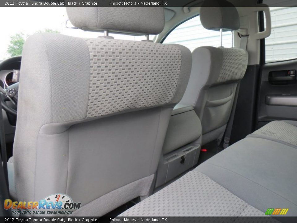 2012 Toyota Tundra Double Cab Black / Graphite Photo #32