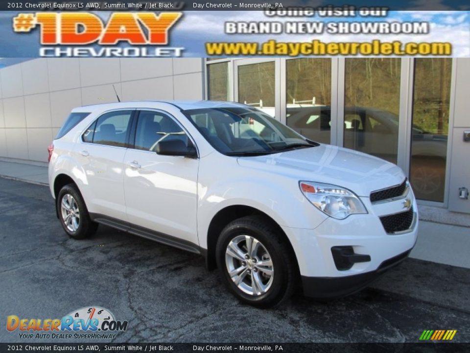 2012 Chevrolet Equinox LS AWD Summit White / Jet Black Photo #1