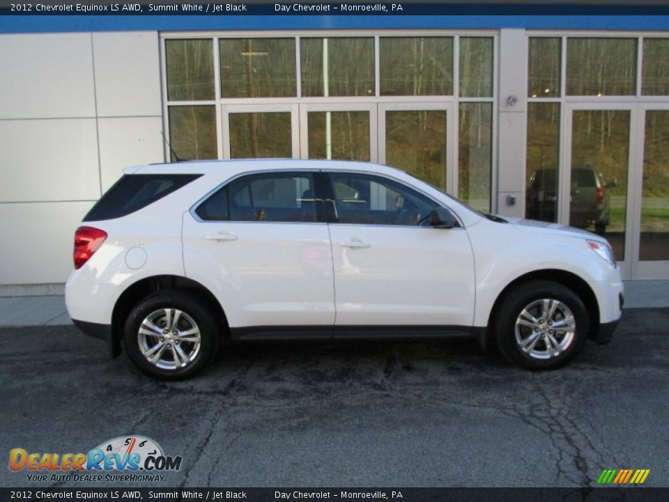 2012 Chevrolet Equinox LS AWD Summit White / Jet Black Photo #2