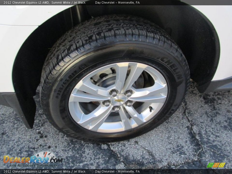 2012 Chevrolet Equinox LS AWD Summit White / Jet Black Photo #3