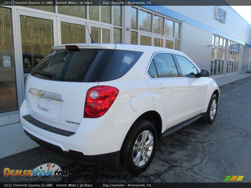 2012 Chevrolet Equinox LS AWD Summit White / Jet Black Photo #4