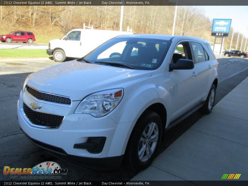 2012 Chevrolet Equinox LS AWD Summit White / Jet Black Photo #8