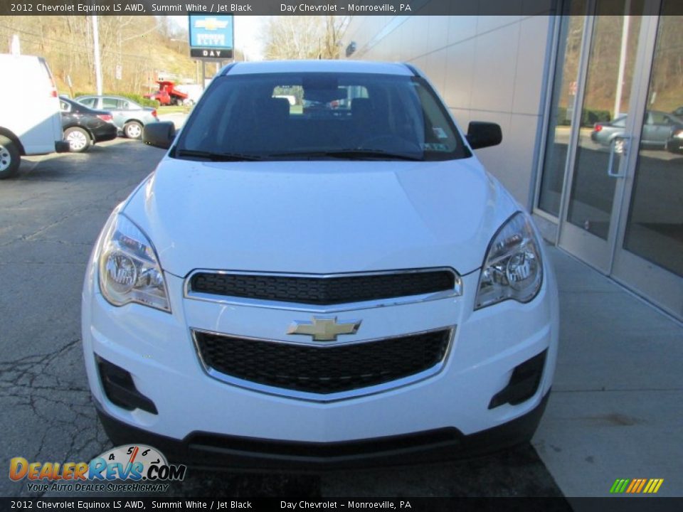 2012 Chevrolet Equinox LS AWD Summit White / Jet Black Photo #9
