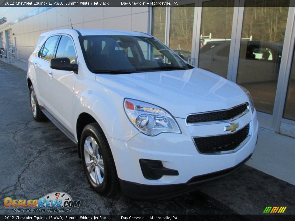 2012 Chevrolet Equinox LS AWD Summit White / Jet Black Photo #10