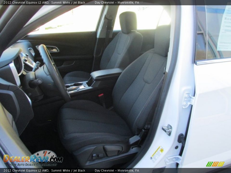 2012 Chevrolet Equinox LS AWD Summit White / Jet Black Photo #12