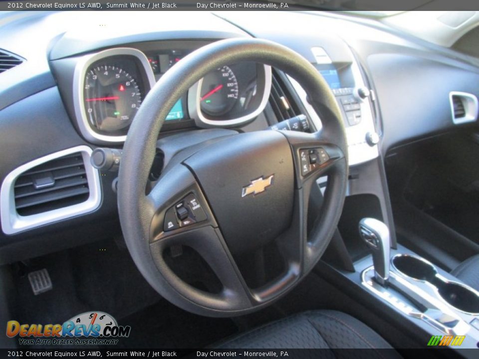 2012 Chevrolet Equinox LS AWD Summit White / Jet Black Photo #14