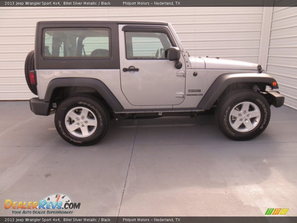 2013 Jeep Wrangler Sport 4x4 Billet Silver Metallic / Black Photo #3