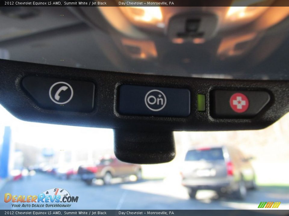 2012 Chevrolet Equinox LS AWD Summit White / Jet Black Photo #17