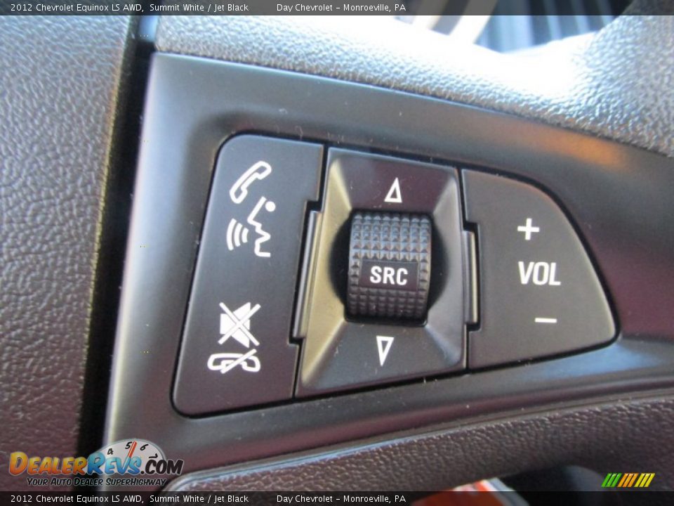 2012 Chevrolet Equinox LS AWD Summit White / Jet Black Photo #18