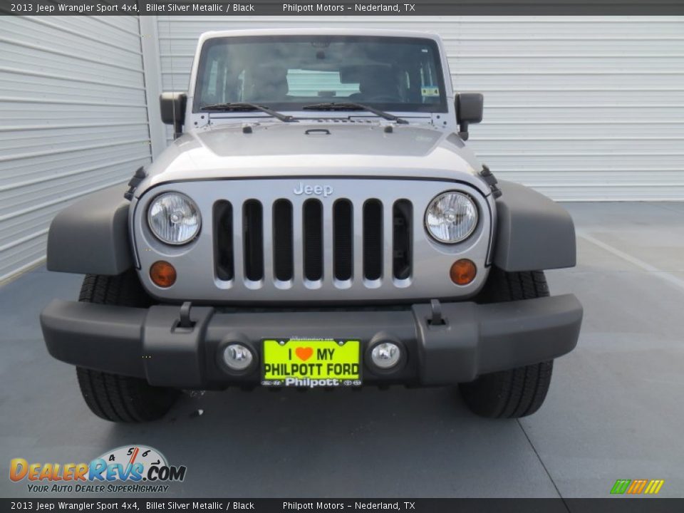 2013 Jeep Wrangler Sport 4x4 Billet Silver Metallic / Black Photo #8