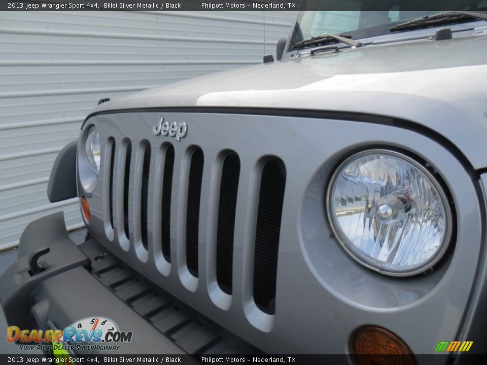2013 Jeep Wrangler Sport 4x4 Billet Silver Metallic / Black Photo #11