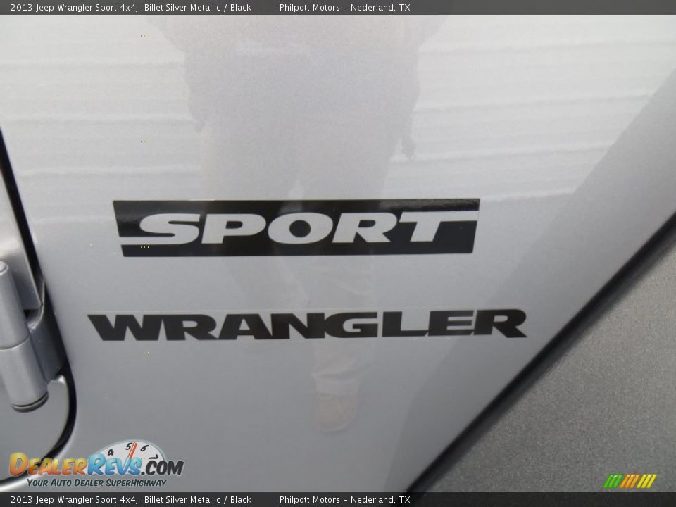 2013 Jeep Wrangler Sport 4x4 Billet Silver Metallic / Black Photo #16