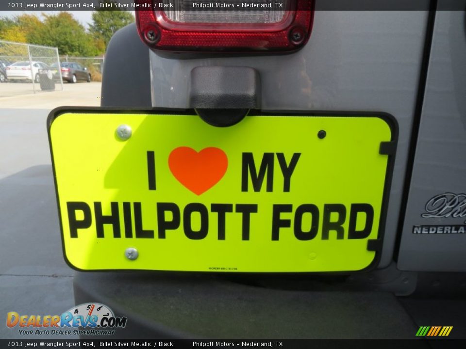 2013 Jeep Wrangler Sport 4x4 Billet Silver Metallic / Black Photo #19