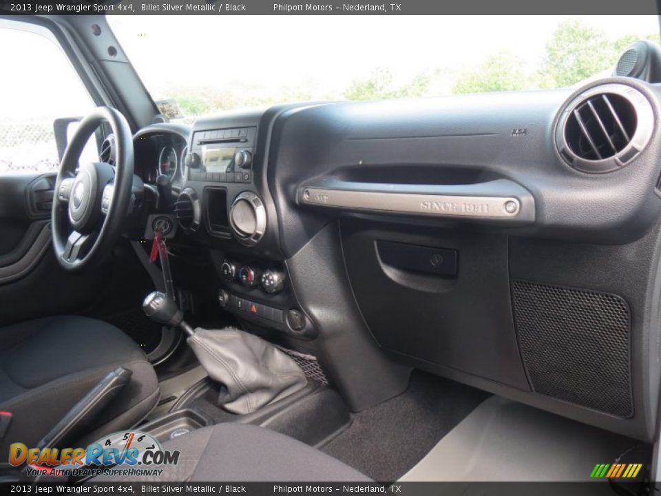 Dashboard of 2013 Jeep Wrangler Sport 4x4 Photo #23