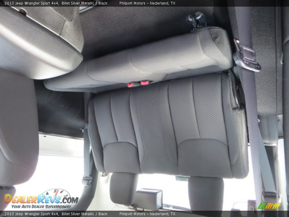 2013 Jeep Wrangler Sport 4x4 Billet Silver Metallic / Black Photo #25