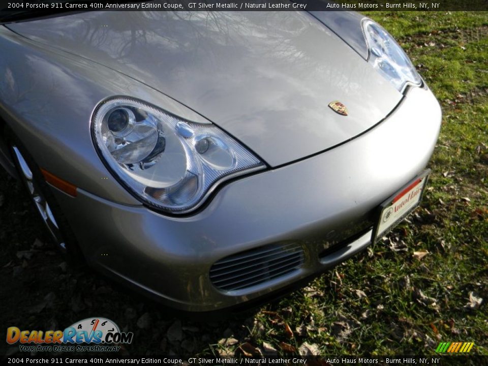 2004 Porsche 911 Carrera 40th Anniversary Edition Coupe GT Silver Metallic / Natural Leather Grey Photo #25
