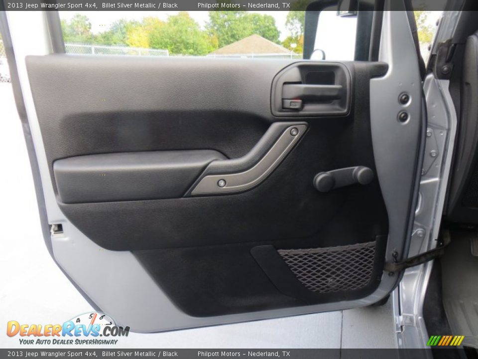 2013 Jeep Wrangler Sport 4x4 Billet Silver Metallic / Black Photo #29