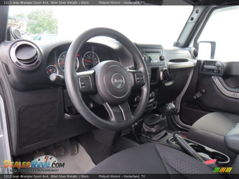 Black Interior - 2013 Jeep Wrangler Sport 4x4 Photo #30