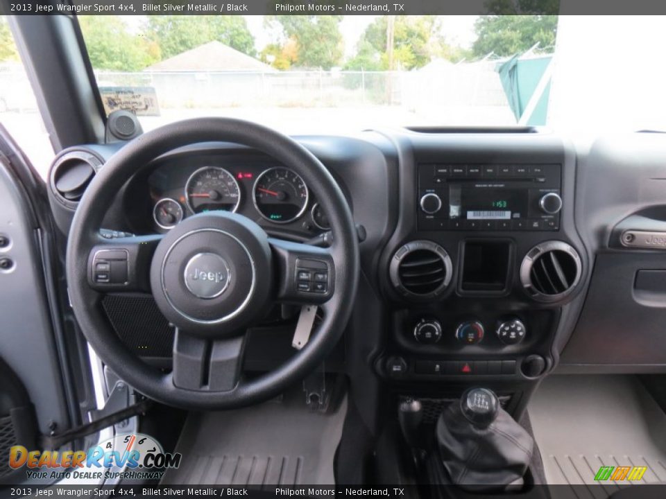 2013 Jeep Wrangler Sport 4x4 Billet Silver Metallic / Black Photo #33