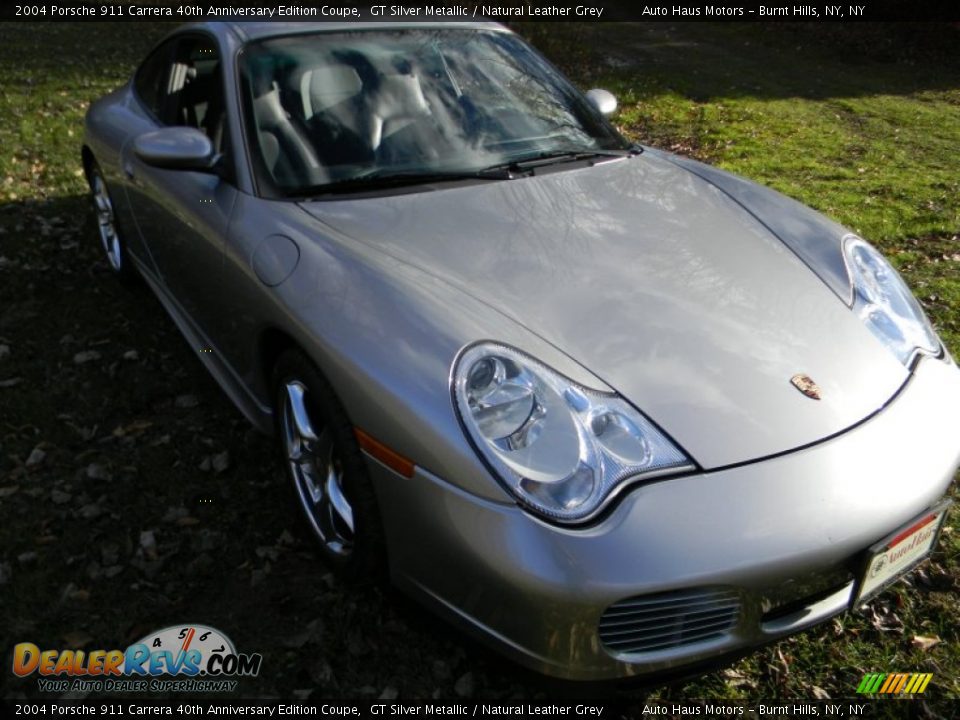 2004 Porsche 911 Carrera 40th Anniversary Edition Coupe GT Silver Metallic / Natural Leather Grey Photo #31