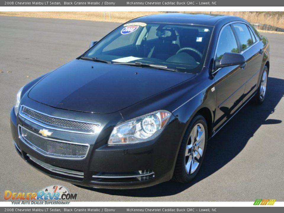 2008 Chevrolet Malibu LT Sedan Black Granite Metallic / Ebony Photo #2