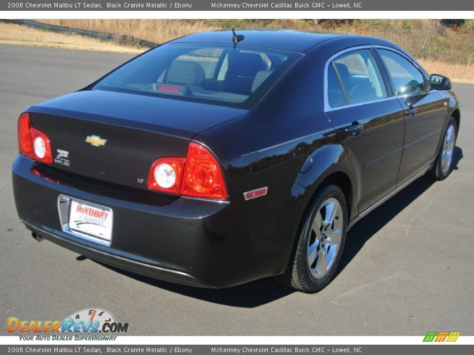 2008 Chevrolet Malibu LT Sedan Black Granite Metallic / Ebony Photo #5
