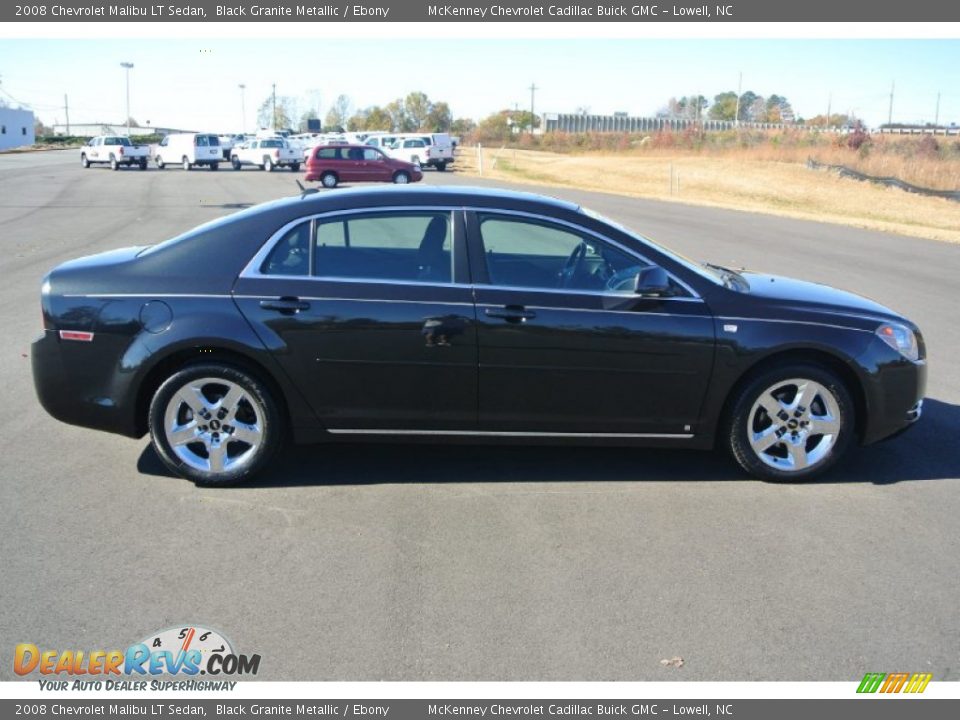 2008 Chevrolet Malibu LT Sedan Black Granite Metallic / Ebony Photo #6