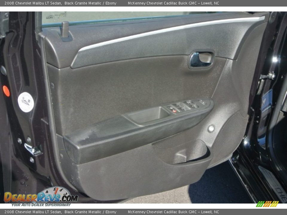 2008 Chevrolet Malibu LT Sedan Black Granite Metallic / Ebony Photo #8