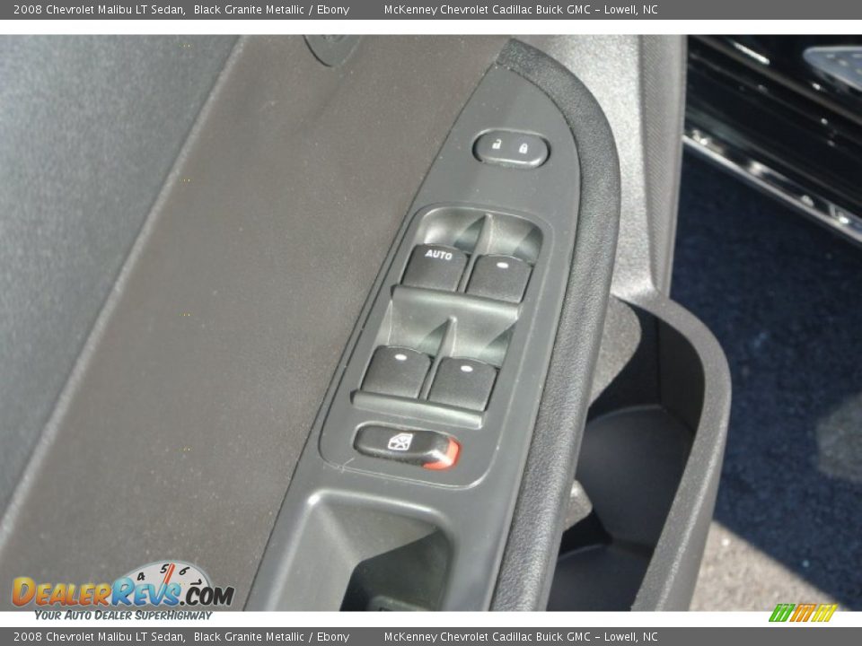 2008 Chevrolet Malibu LT Sedan Black Granite Metallic / Ebony Photo #9