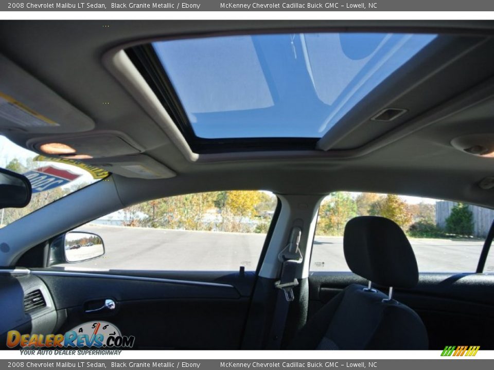 2008 Chevrolet Malibu LT Sedan Black Granite Metallic / Ebony Photo #12